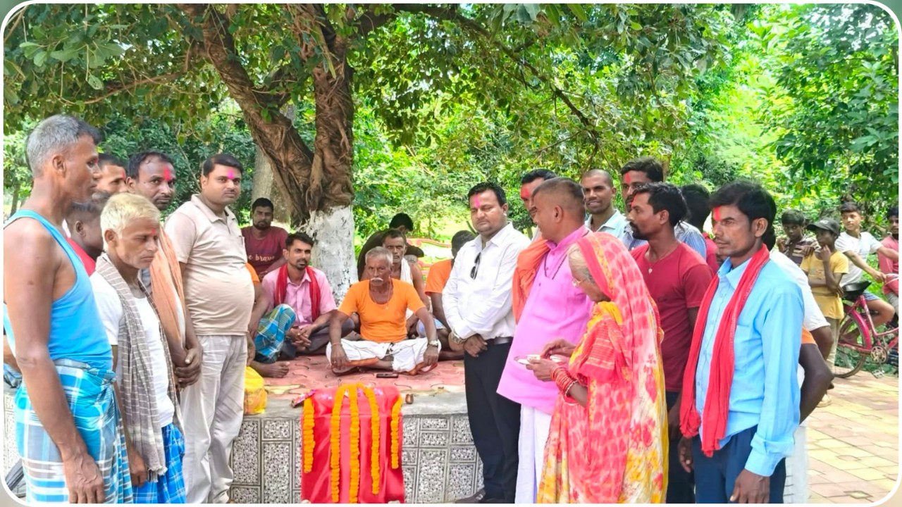 हर्दिया मन्दिर परिसरमा वातावरण संरक्षणका लागि चौतारी पार्क निर्माण