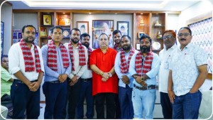 नेपाल इञ्जिनियर्स एसोसिएसन वीरगंज केन्द्रका नवनिर्वाचित पदाधिकारीलाई महानगरको सम्मान