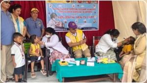 लायन्स क्लब अफ वीरगञ्ज सेस्मी एकेडेमीद्वारा किड्स डेन्टल क्याम्पको आयोजना