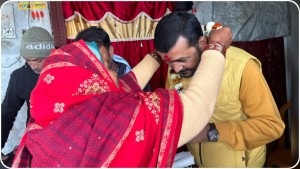 शहिद धर्मराज सिंह राजपुतकी आमाद्वारा उम्मेदवार प्रदीप यादवलाई विजय तिलक