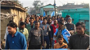 बाराको बसतपुरमा ई. साहको घरदैलौः यसपाली परिवर्तनको पक्षमा स्थानीय