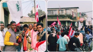 पर्सा–२ मा चौरसियाको घरदैलो अभियान तीव्र, विकास र निकासका लागि काँग्रेसलाई मत दिन अपिल