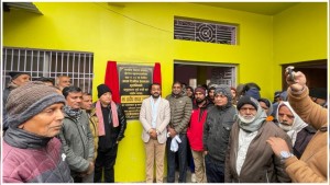 बीरगंजको मुर्ली नयाँ टोलमा नवनिर्मित मदर्सा भवनको पुर्वमन्त्री यादवद्वारा उद्घाटन