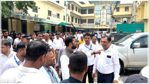 स्वास्थ्य मन्त्री यादवद्वारा गृहनगर वीरगंजस्थित नारायणी अस्पतालको अनुगमन