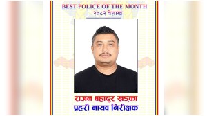 सई खड्का वैशाख महिनाको उत्कृष्ट अनुसन्धानकर्ताको रुपमा पुरस्कृत