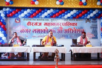 वीरगन्ज महानगरद्वारा ३ अर्ब २२ करोड बजेट बिनियोजन