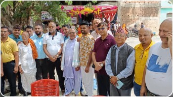 स्वर्गीय भण्डारीको जन्मदिनमा पर्सामा स्वास्थ्य शिविर आयोजना