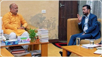 मन्त्री यादव र मुख्यमन्त्री सिंहबीच खानेपानीको दीर्घकालीन समस्या समाधान गर्न छलफल