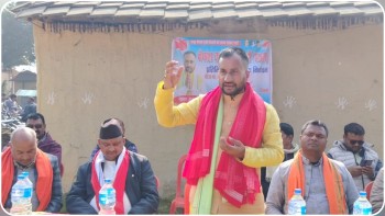 पुर्वाधार विकासलाई प्राथमिकतामा राख्दै पर्सा,३ लाई समृद्ध बनाउने उम्मेदवार पाण्डेको प्रतिबद्धता