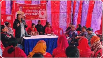 पर्सा १ मा पूर्वमन्त्री यादवलाई जिताउन महिला नेतृहरु सक्रिय