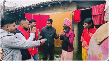 पर्सा–३ को धोरेमा घरदैलो गर्दै एमाले उम्मेदवार पाण्डेयले भने : जनअपेक्षा सधै मेरो प्राथमिकतामा