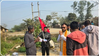 सखुवा प्रसौनी–२ मा रूपेश पाण्डेको घरदैलो तीव्र, जनताको साथ बढ्दै