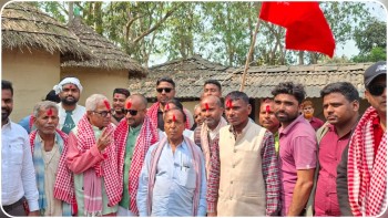 पर्सा–३ का एमाले उम्मेदवार पाण्डेयको घरदैलो कार्यक्रममा उत्साहजनक सहभागिता