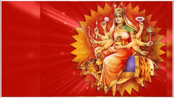 नवरात्रको तेस्रो दिन चन्द्रघण्टा देवीको पूजा आराधना गरिँदै