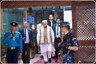 ऊर्जामन्त्री खड्काको निमन्त्रणामा भारतीय विद्युतमन्त्री काठमाडौ आइपुगे