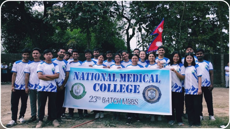 नेशनल मेडिकल कलेजद्वारा स्पोर्ट्स वीक २०८२ उद्घाटन कार्यक्रम सम्पन्न