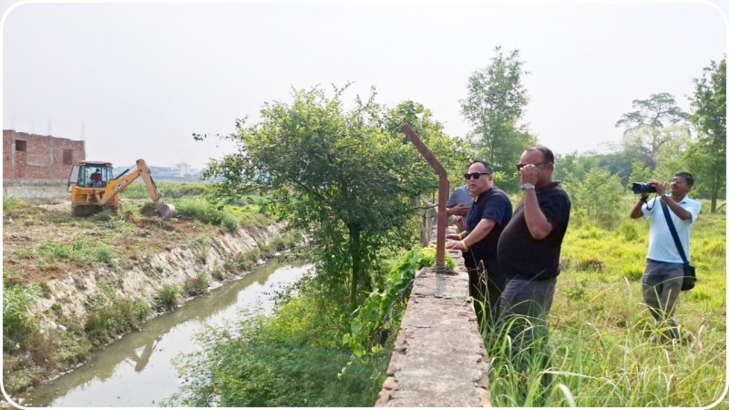 वीरगंजको मुख्य नाला सफाईमा तिब्रता, अब वीरगंज डुब्दैन : प्रमुख सिंह